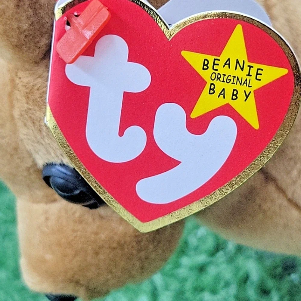 1998‎ Ty Beanie Baby Tiny the Chihuahua Rare, Rare Tag Errors Plushie Puppy